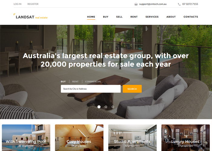 real estate website designer