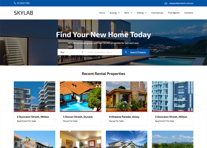 Custom real estate website designer Brisbane